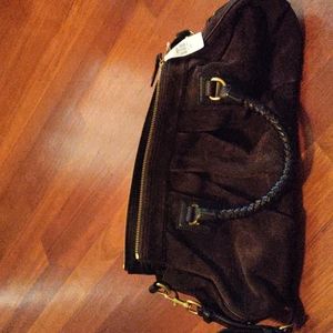 NWT Banana Republic Suede Handbag